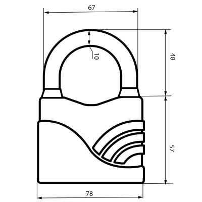 Екатеринбург ВС2Л-80 БЛЮЗ d11мм Замок навесной