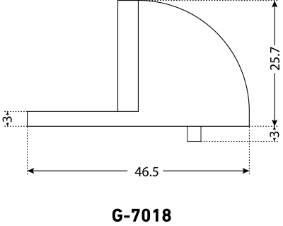 АЛЛЮР Ограничитель дверной круглый G-7018 (бронза)