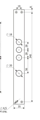 Ответная планка "Гардиан 2212"