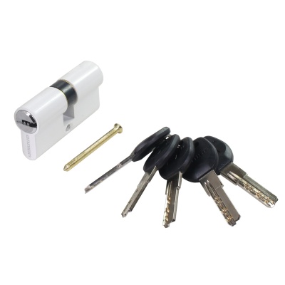 АЛЛЮР F 60 белый перфокл/кл Цилиндровый механизм 