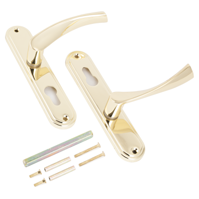 Комплект ручек Аллюр 103-1 85 мм GP (латунь)