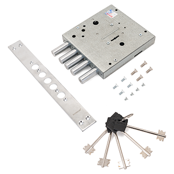 Рязань ЗВ 8-8 К.5/15 + торц.планка б/о б/упак. кл 102 мм BORDER 71601 Замок врезной тяж