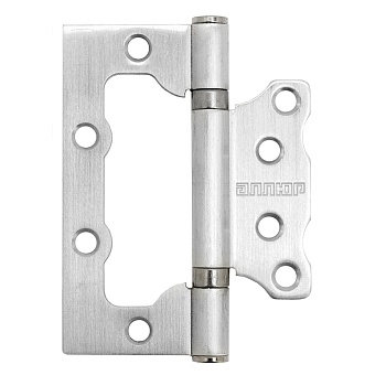 Петля  накладная без врезки 100х75 2ВВ SСР (мат. хром)