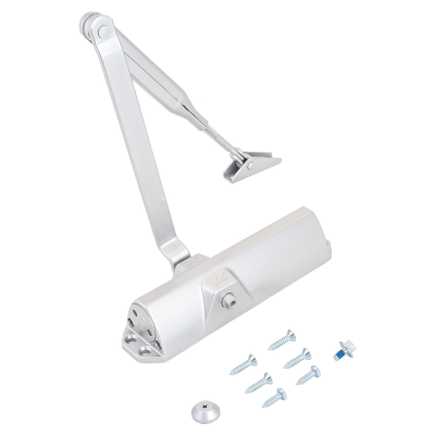 DORMA Доводчик дверной TS 68 с рычагом до 120 кг. (серебро) 