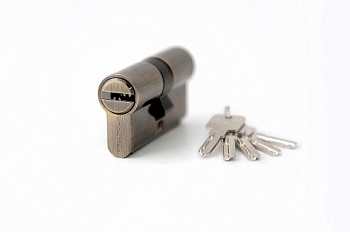 PALLADIUM ЦМ 2J60 70 AB  цилиндровый механизм высокой секретности Ключ/ключ (бронза)