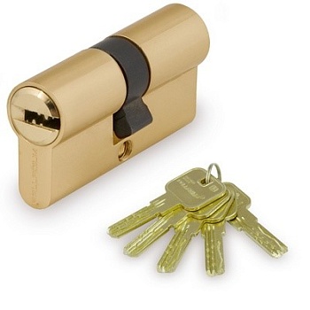 PALLADIUM ЦМ 2J60 70 PB цилиндровый механизм высокой секретности Ключ/ключ (золото) 