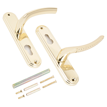 Комплект ручек Аллюр 132-1 85 мм GP (золото)