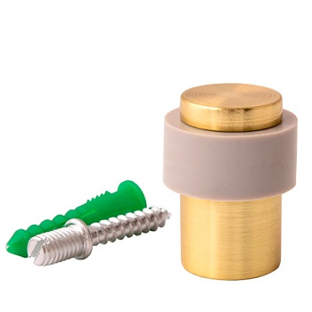 Apecs 0014 GM Стопор напольный (мат золото)