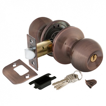 Ручка-защелка 6072 (ЗШ 01) AС-E (медь)