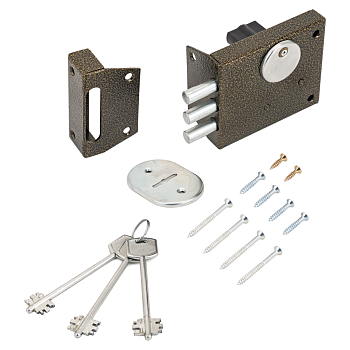 Димитровград ЗН 4-1 Замок накладной (бронза)