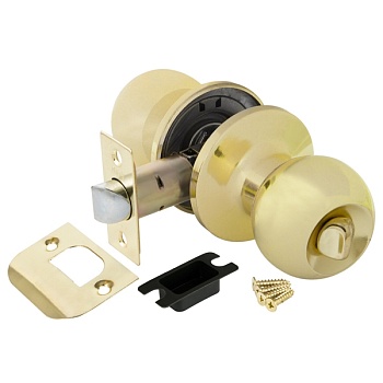 Ручка-защелка 6072 (ЗШ 03) PB-B с фиксатором (золото)