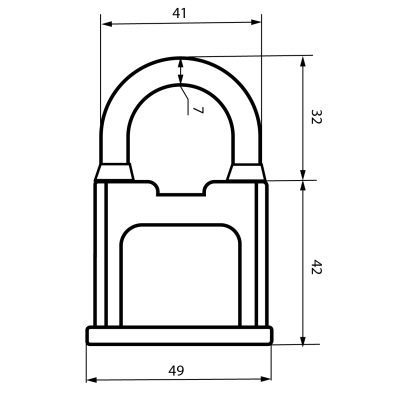 Екатеринбург ВС1К-50 ХАРД d8мм Замок навесной