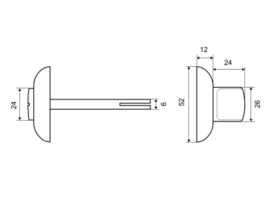 PALLADIUM Накладка R SC/CP BK 