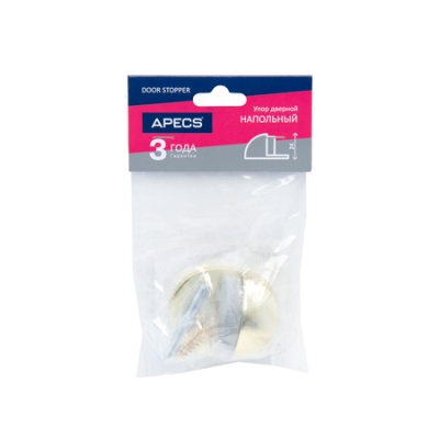 Apecs 0002 GP Стопор напольный (золото)