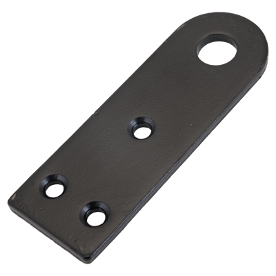 Домарт Проушина усиленная 120х40 прямая (черная)