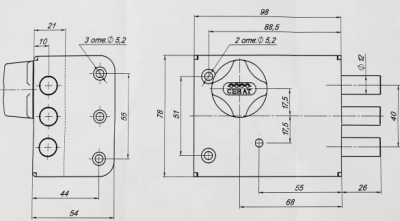 Сенат ЗНС 10-3 с вертушкой