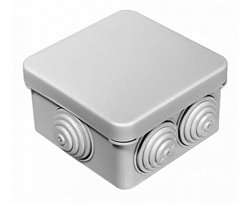 Коробка распределительная 70х70х40 серая (промрукав)