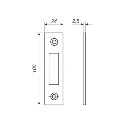 Гардиан Ответная планка 01.24 для PROFI