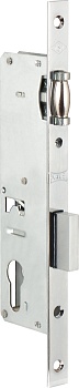 KALE 155/P 35 мм. УЗКОПРОФ. Замок врезной б/руч без ц/м (никель)