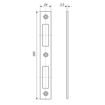 Гардиан Ответная планка 11.24 для PROFI
