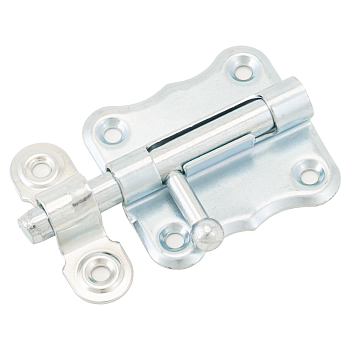 Шпингалет Кунгур ЗТ2 цинк Б/Ш